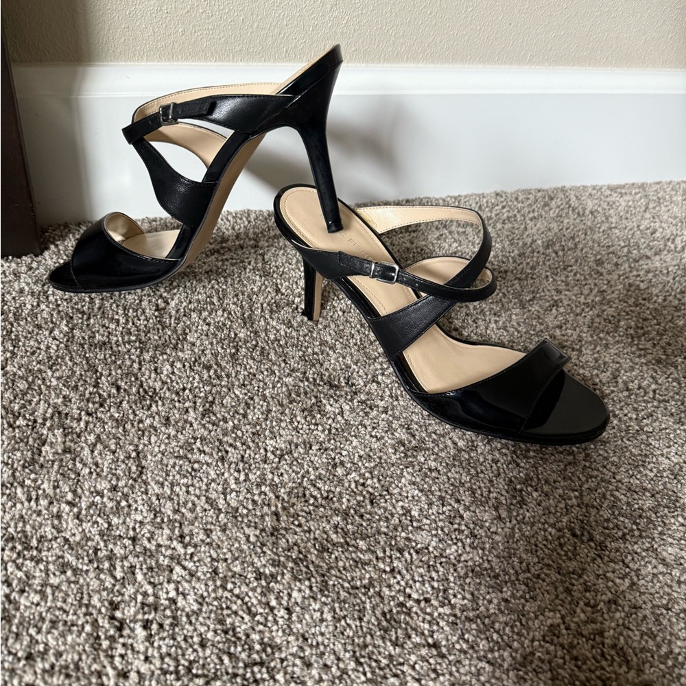 Marc Fisher Elegant Black Strappy Heels